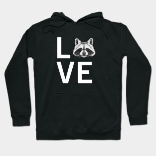 LOVE Raccoon Hoodie